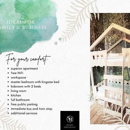 Apartment Secret Hideaways Wood Mit Kinderzimmer Messe L L Flughafen L Hbf